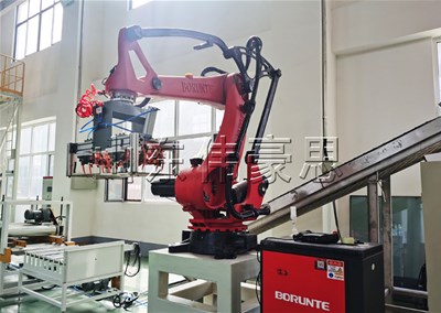 滑石粉拆包機器人 全自動破袋機工作現場